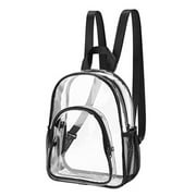 Large Capacity Pvc Clear Bag Clear Backpack Outdoor Sport Bag Gym Bags Black